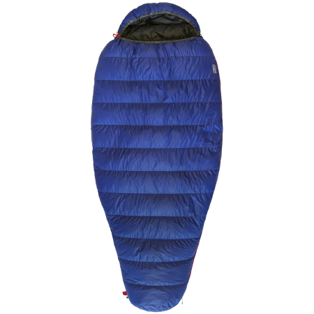 Daunenschlafsack Warmpeace Spacer 600 195 cm blau mid blue/grey/black