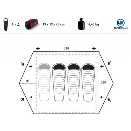 Wanderzelt Trimm Magnum