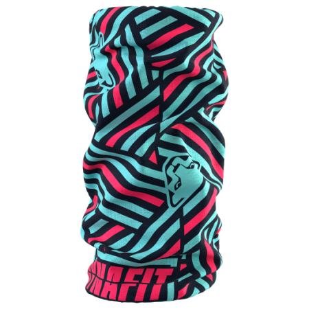 Halswärmer Dynafit Logo Neck Gaiter blau/rosa marine blue/3010 RAZZLE DAZZLE