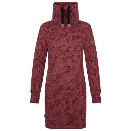 Damenkleid Loap Ebunka rot Pink