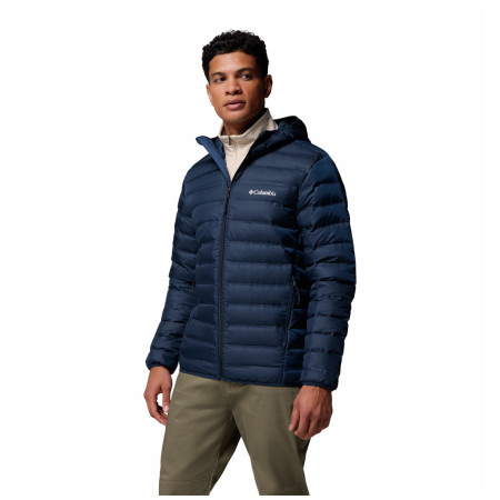 Herren-Winterjacke Columbia Lake 22™ II Down Hooded Jacket dunkelblau Collegiate Navy