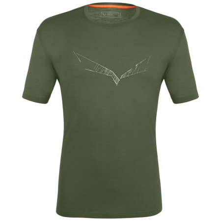 Herren-Funktionsshirt Salewa Pure Eagle Sketch Am M T-Shirt grün thyme