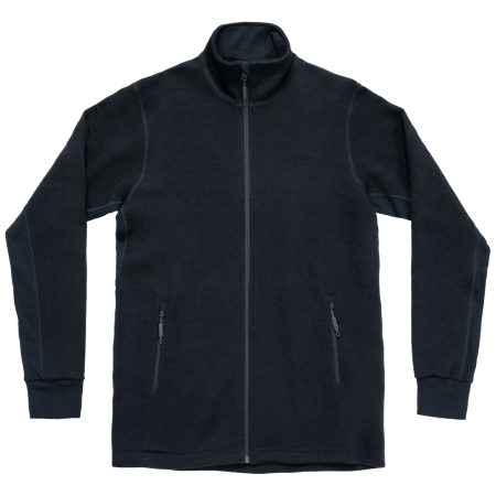 Herren Funktions-Sweatshirt Devold Thermo Wool Jkt Man schwarz Ink