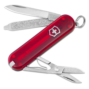 Taschenmesser Victorinox Classic SD rot transparent TransRed