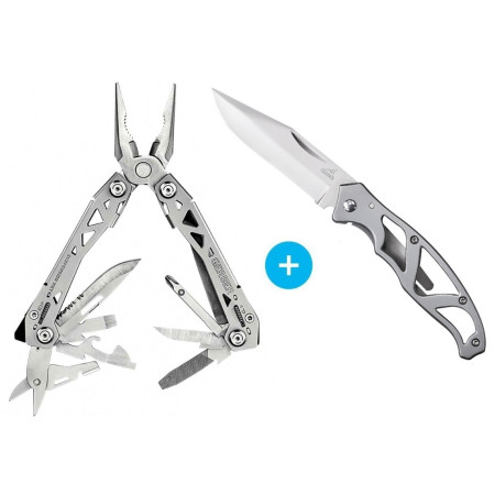 Geschenkset Multitool Gerber Suspension NXT+Mini Paraframe