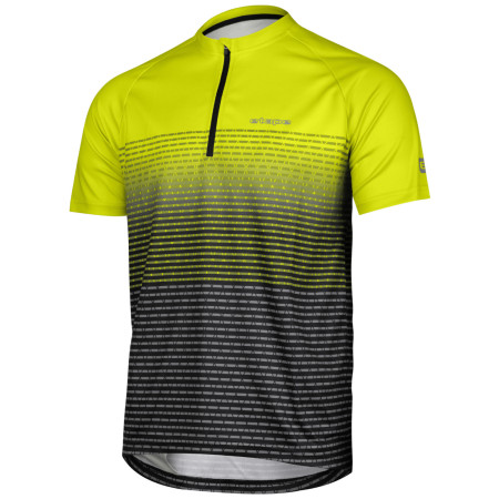 Herren Radtrikot Etape Freetime 2.0 schwarz/gelb limeta/černá