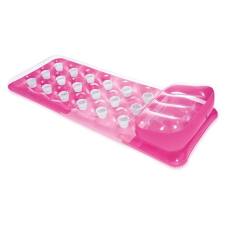 Aufblasbare Luftmatratze Intex 18-Pocket Fashion Mats 58890EU rosa