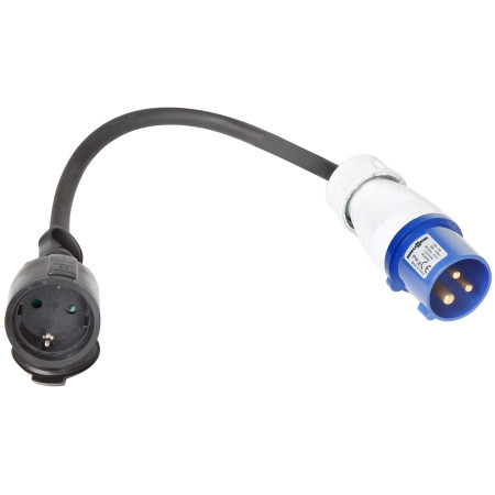 Adapter für Autosteckdose Brunner Adaptor CEE/Schuko 30 cm schwarz