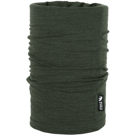 Halswärmer Zulu Merino dunkelgrün dark green melange