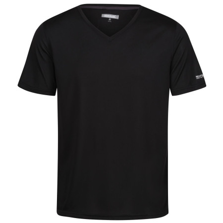 Herren-T-Shirt Regatta Fingal V-Neck schwarz Black