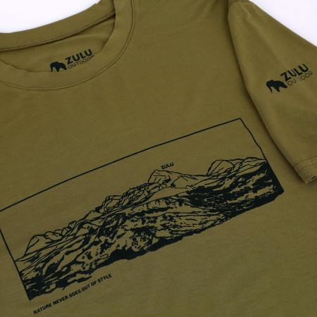 Herren-T-Shirt Zulu Bambus Alpine 210 Short