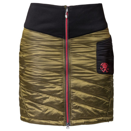 Damen Winterrock Rafiki Autana grün lizard/raven