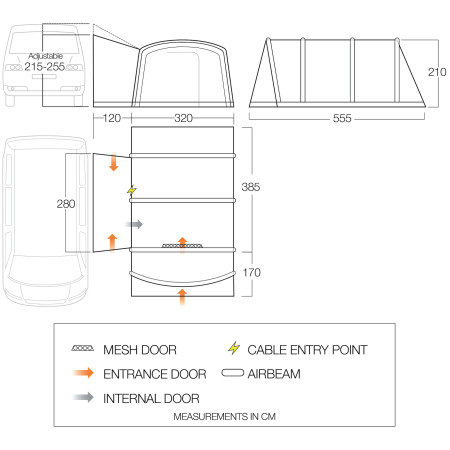 Vorzelt Vango Galli CC II Air Mid 2024