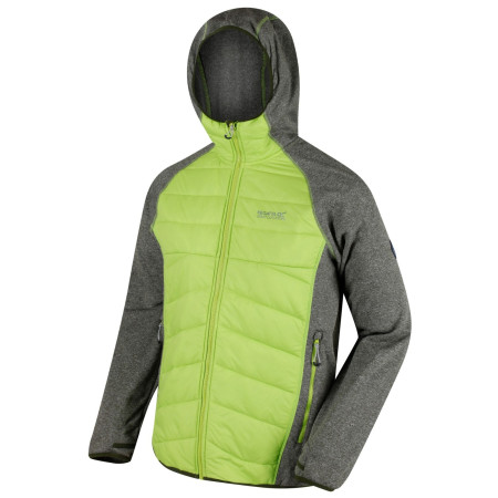 Herrenjacke Regatta Andreson III Hybr grau RaceGrn/Lime (70Q)
