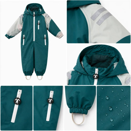 Kinder-Skianzug DucKsday Rainsuit Breeze