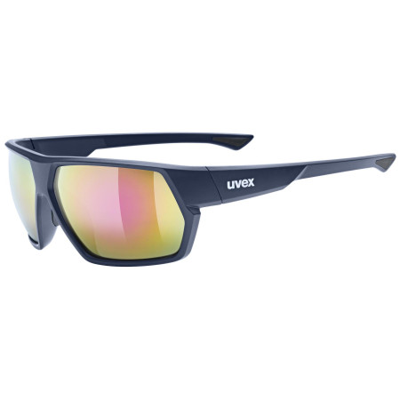 Sportbrille Uvex Sportstyle 238 dunkelblau Deep Space Matt/Mirror Red