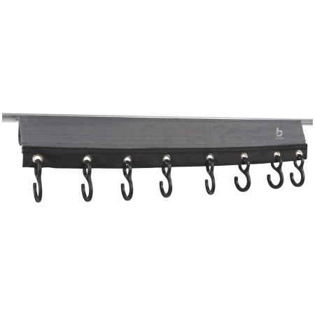 Kleiderständer Bo-Camp Coat-hanger Velcro 8-hook schwarz Antracit