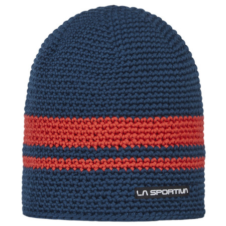 Mütze La Sportiva Zephir Beanie blau/rot Opal/Hibiscus