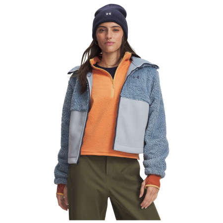 Damen-Sweatshirt Under Armour W Basecamp Fleece FZ blau