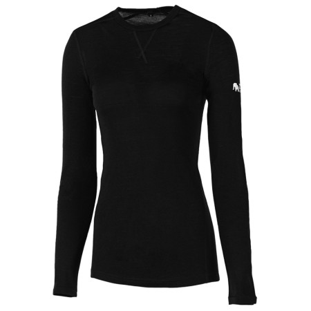 Damen-T-Shirt Zulu Merino 160 Long schwarz Black