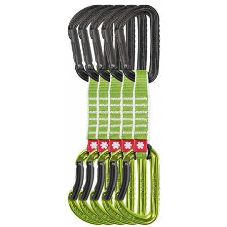 Express Ocún Falcon QD PA 16mm, 10cm 5 pack grün Green