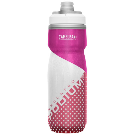 Fahrradflasche Camelbak Podium Chill 0,62l rosa/weiß ColorBlockPink
