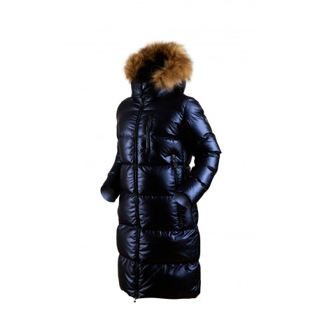 Damen-Wintermantel Trimm Lustic Lux dunkelblau dark blue