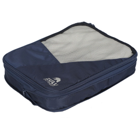 Reise-Organizer Zulu Compression Cube L blau blue