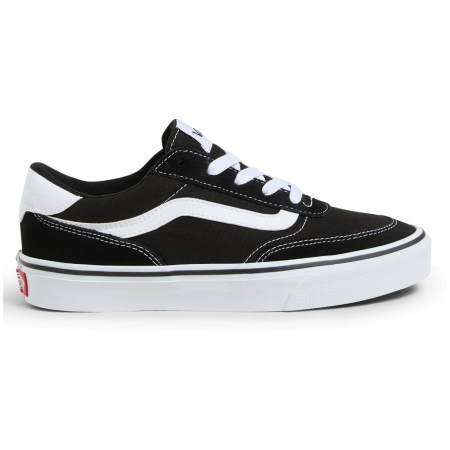Damenschuhe Vans Brooklyn Ls schwarz/weiß Suede/Canvas Black/White