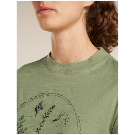 Damen-T-Shirt Icebreaker Merino 150 Tech Lite SS Crop Tee Seed Story