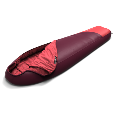 Damen Schlafsack Hannah Scout W 120 2022 rot rhododendron/poppy red