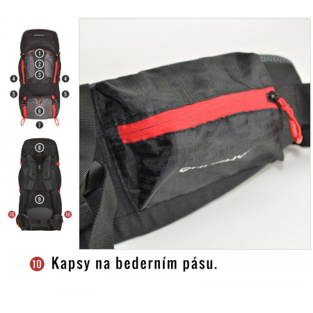 Rucksack Husky Samont 60+10 L
