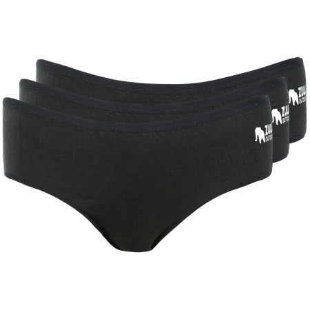 Damenhöschen Zulu Bambus 210 3-pack schwarz Black