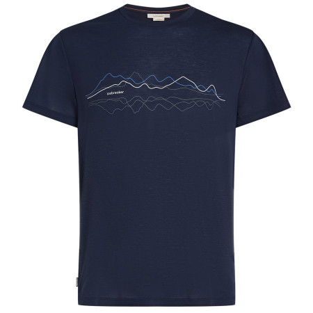Herren-Funktionsshirt Icebreaker M Mer Core SS Tee Icebreaker blau MIDNIGHT NAVY