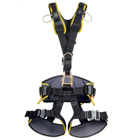 Auffanggurt Singing Rock Expert 3D schwarz/gelb Speed Steel