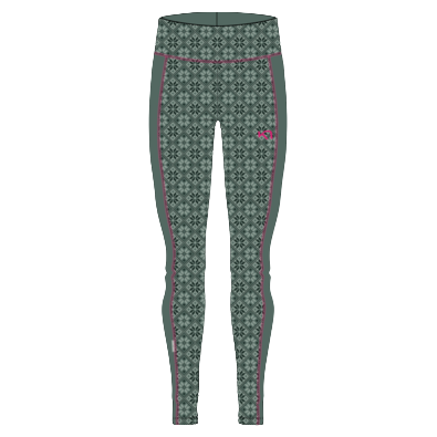 Damen-Funktionsunterhose Kari Traa Rose High Waist Pant grün sag