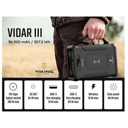 Outdoor-Powerbank Viking Technology Vidar III