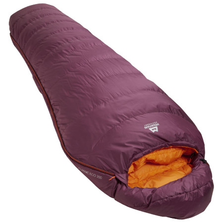 Daunenschlafsack Mountain Equipment Classic Eco 300 Wmns Long lila Me-01730 Raisin
