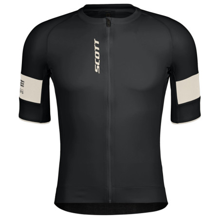 Herren Radtrikot Scott Jersey M's Endurance Pro SS schwarz/beige black/cotton white