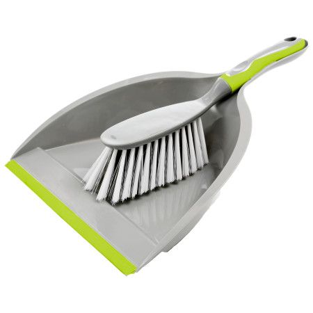 Handbesen Brunner Scoopy grau/gelb