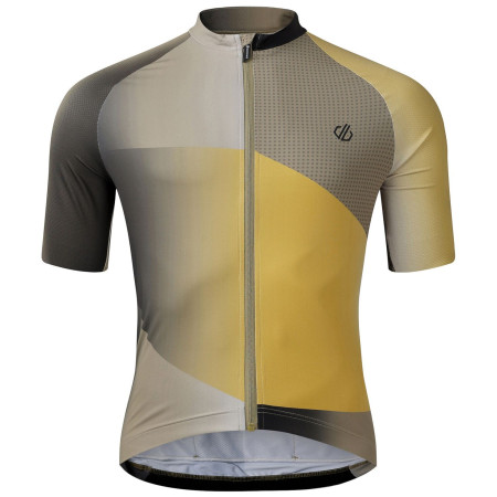 Herren Radtrikot Dare 2b Lightning Short Sleeve Printed Jersey grün/grau BoaGradPrint