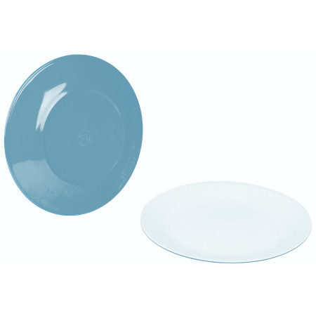 Teller-Set Bo-Camp Dinner plate Two tone - 4Stk hellblau Blue