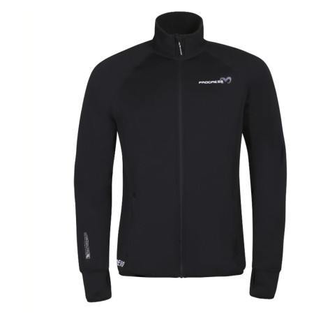 Herren Funktions-Sweatshirt Progress Torez Merino schwarz black