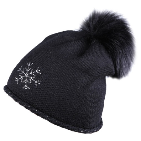 Damenmütze Sherpa Nadia schwarz Black