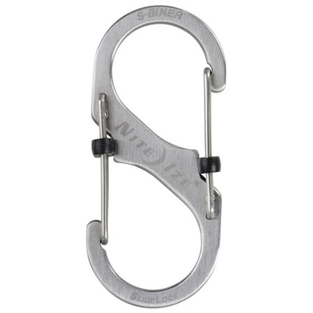 Hilfskarabiner Nite Ize S-Biner SlideLock #4 silber