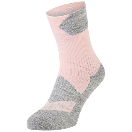 Wasserdichte Socken SealSkinz Bircham rosa/grau Pink