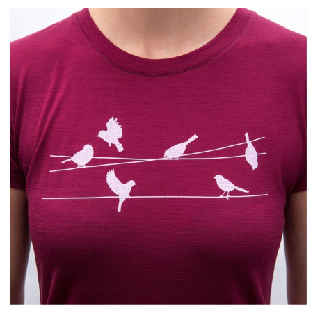 Damen-Funktionsshirt Sensor Merino Active Songbirds