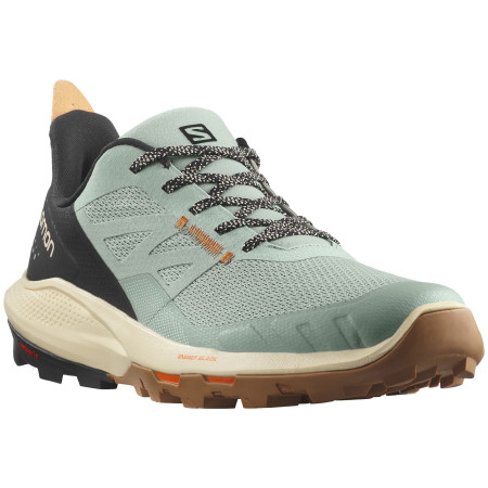 Wanderschuhe Salomon Outpulse beige/grün wrought iron