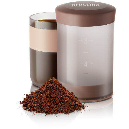 Reise-Kaffeemaschine Wacaco Prestina rosa claypink