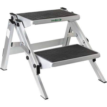 Rutschfeste Trittstufe Brunner Ruckstep Alu grau